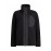Winter Black  High Collar Jacket - Outdoor Casual, Front Zipper, Hidden Zipper Insert Bag