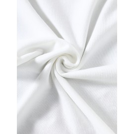 Holiday Cheer| Festive Yellow Christmas Tree Print T-Shirt for Women - Soft Stretch Fabric, Round Neck, Sleeveless Design with Glittery Star & Bow Detail, Machine Washable, Perfect for All Seasons, Christmas Garland