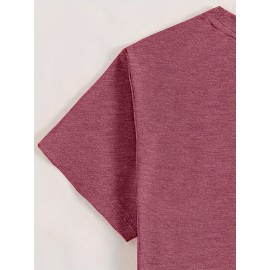 Women's Casual Short Sleeve T-Shirt - Read More Books Graphic Print with Piglets Like Doves Design, Soft Viscose Blend, Lightweight 180gsm, Maroon Book Lover Gift for Teachers & Readers, Machine Washable