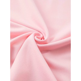 Summer Women's Letter Print Front and Back Fashion Short Sleeve T-Shirt, Comfortable Breathable Fabric, Casual Sporty Style, Suitable for Spring and Summer