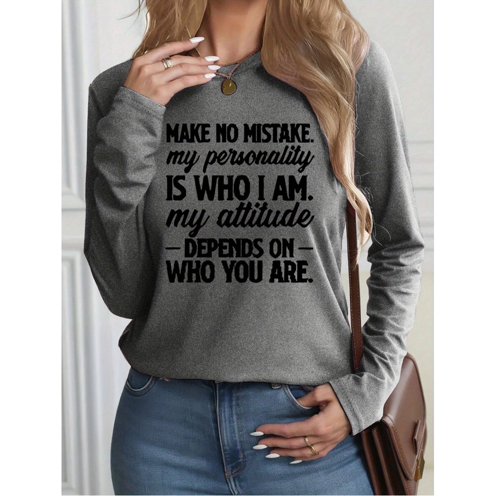 Women's Green Motivational Quote T-Shirt - 